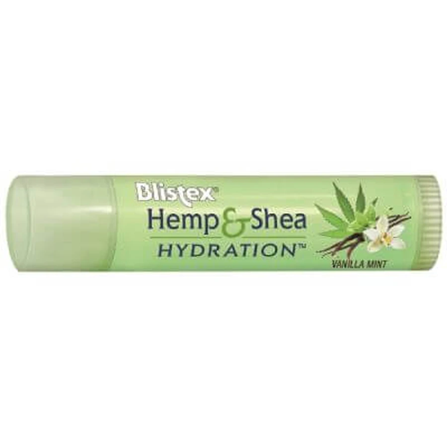 Blistex hemp & shea hydration vanilla mint