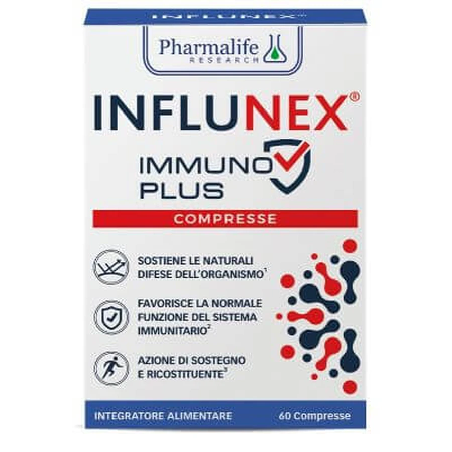 Influnex immuno plus 60 comprimate