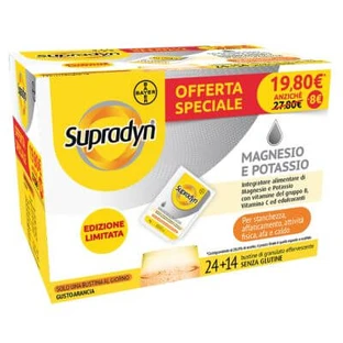 Supradyn magnesium potassium limited edition 14 + 24 sachets