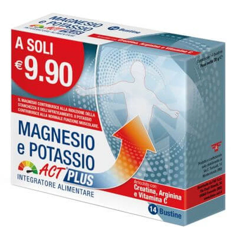 Magnesium und Kalium act plus 14 Beutel