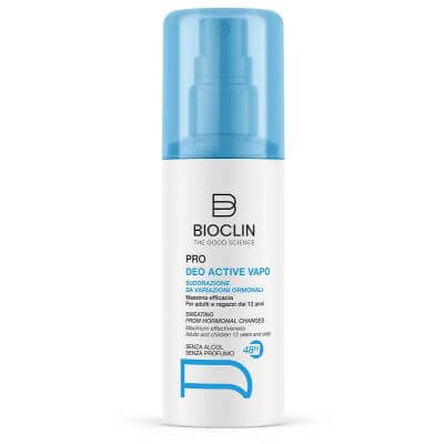 Bioclin deo pro active vapo geurvrij 100 ml