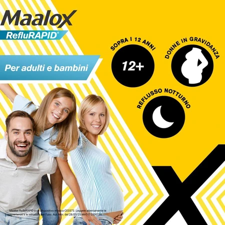 Maalox reflurapid 40 chewable tablets