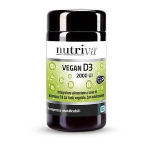 Nutriva vegan d3 60 tabletten 2000 ui