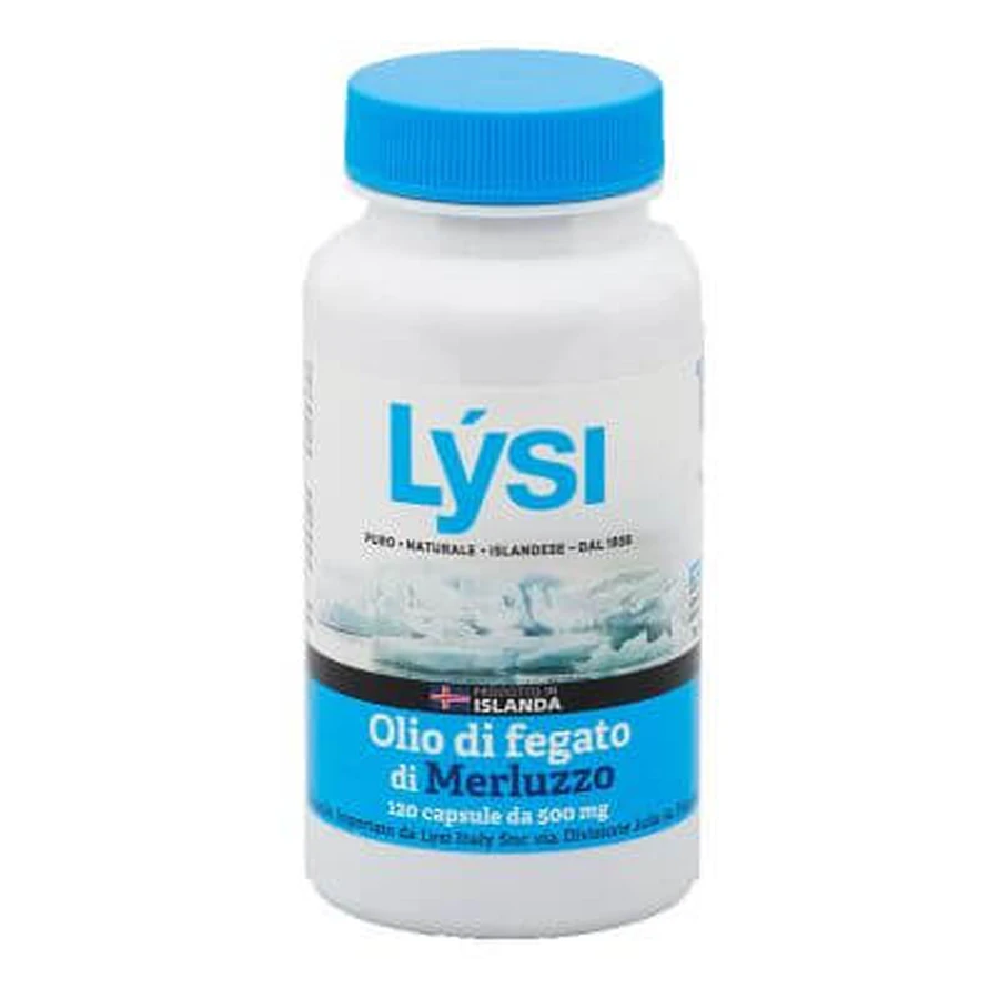 Lysi cod liver oil 120 capsules