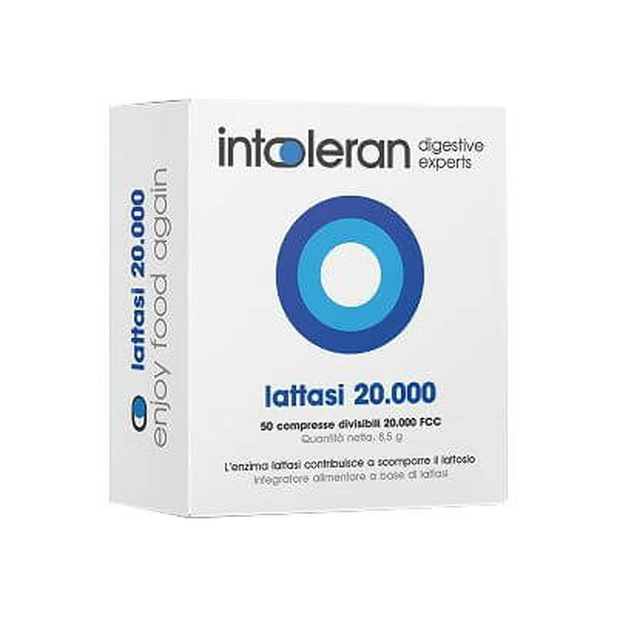 Intoleran lactasa 20000 50 comprimidos divisibles