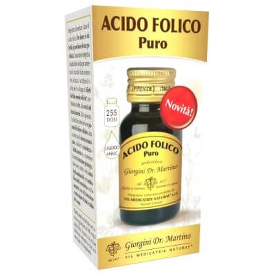 Puur foliumzuur alcoholvrije vloeistof 30 ml