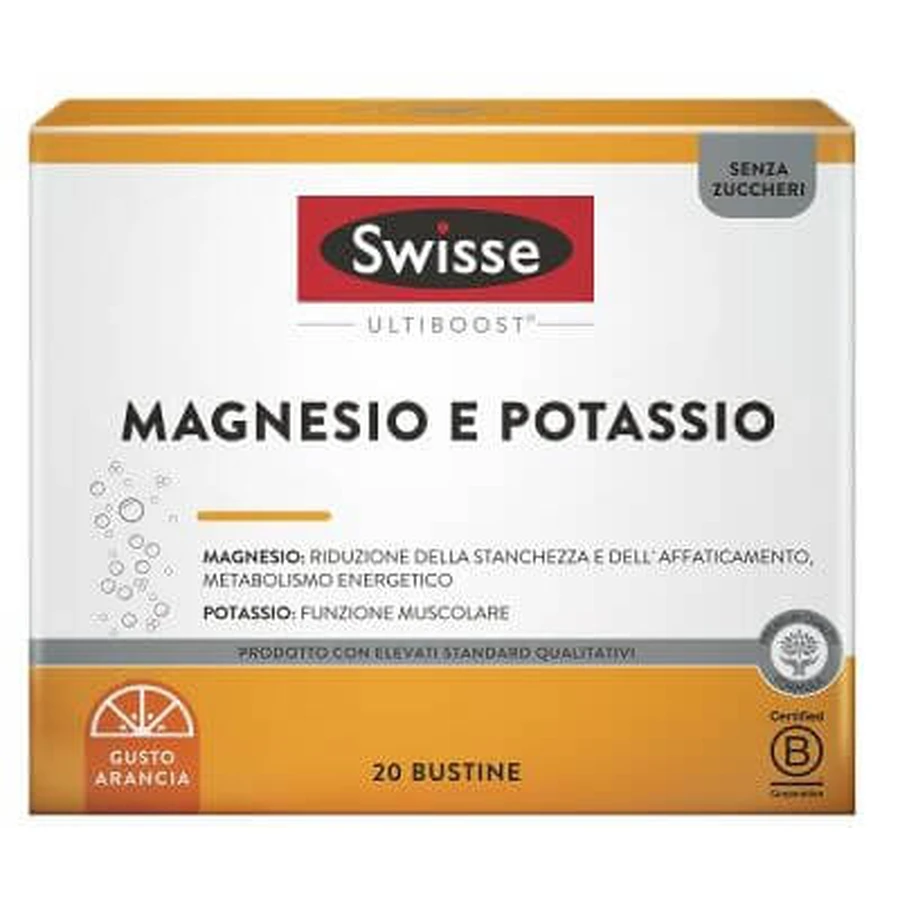 Swisse ultiboost magnesium and potassium 20 sachets