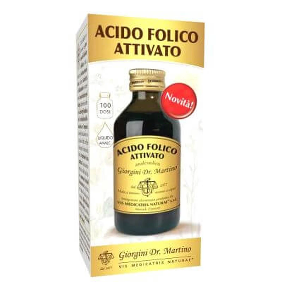Activated folic acid non-alcoholic liquid 100 ml