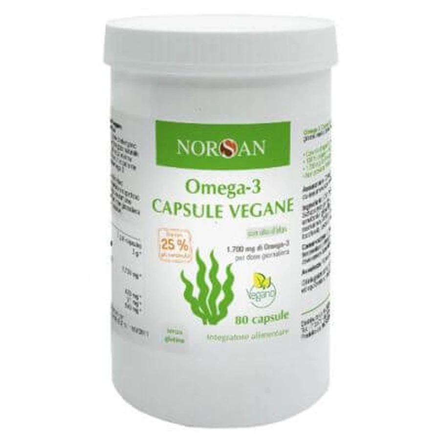 Norsan omega 3 vegan 80 capsules
