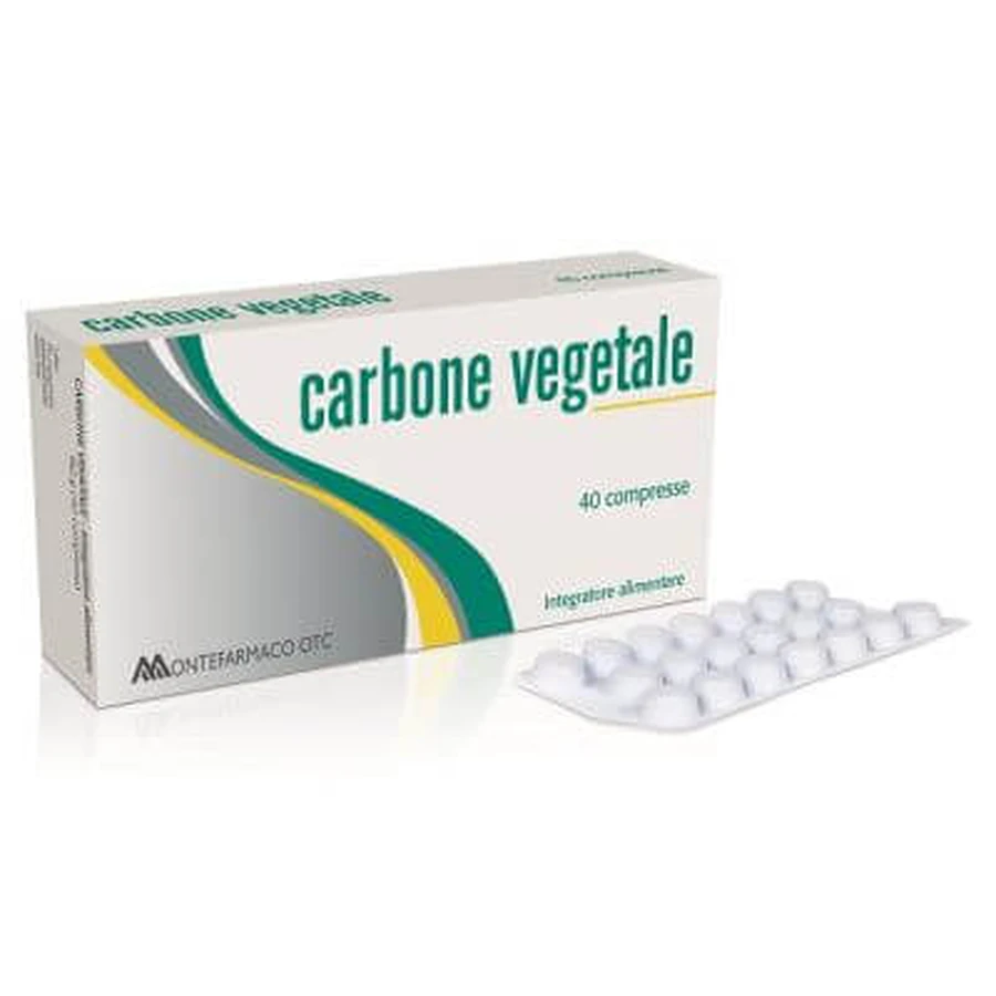 Vegetable charcoal 40 tablets