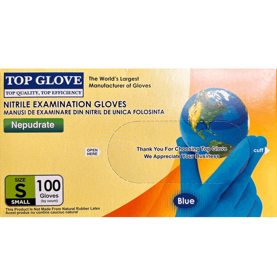 Comprar Guantes de examen de nitrilo Nepudrate S, 100 unidades, Top Glove Guantes de examen de nitrilo Nepudrate S, 100 unidades, Top Glove