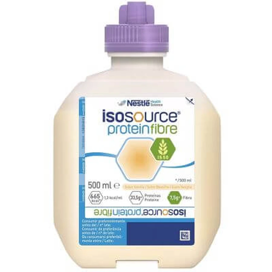 Isosource protein fiber vanilla 500 ml