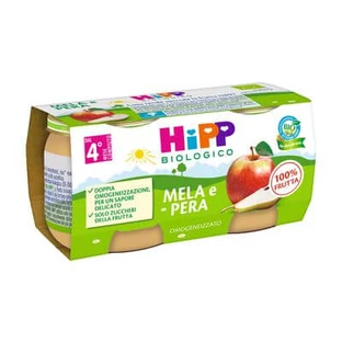 Hipp gehomogeniseerde appel/peer 2 x 80 g