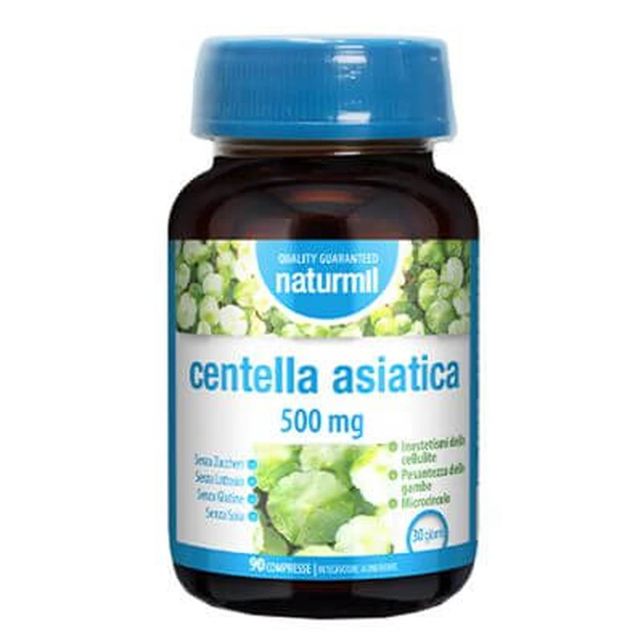 Naturmil centella asiatica 500 mg 90 comprimate
