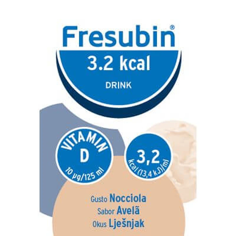 Fresubin 3,2 kcal Haselnussdrink 4 x 125 ml