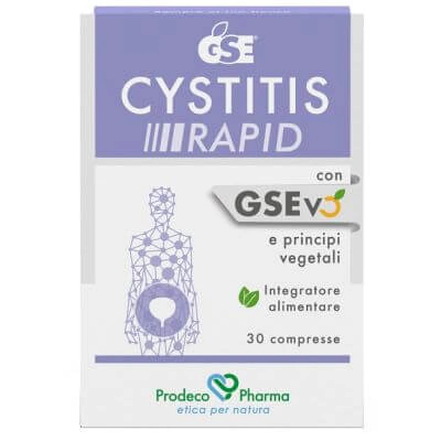 Gse cystitis rapid 30 tablets