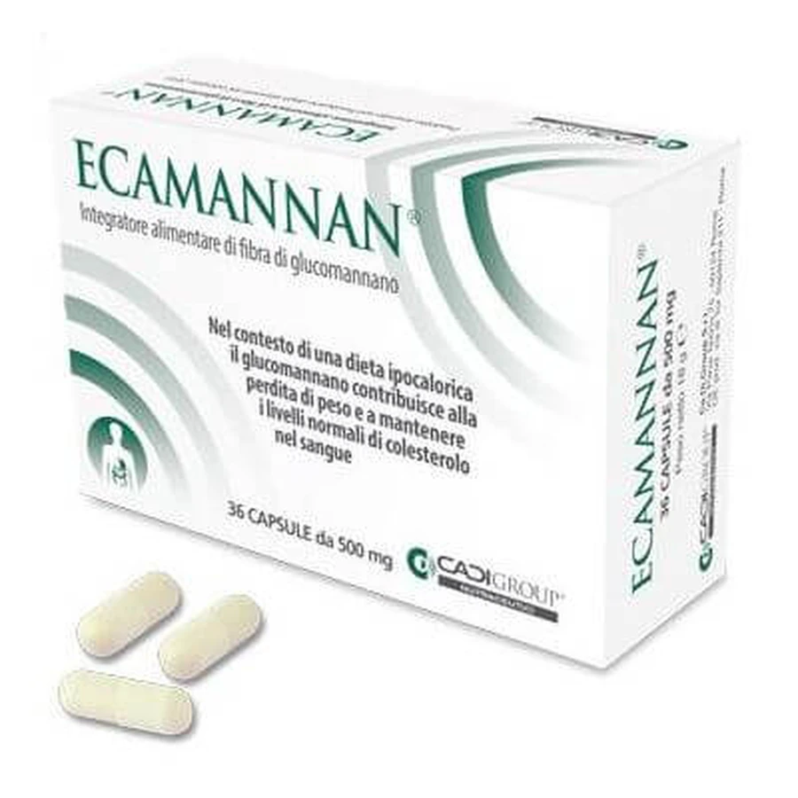 Ecamannan 36 capsules 500 mg