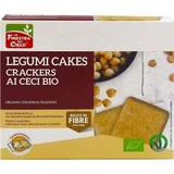 Organic chickpea legumicakes crackers