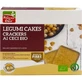 Organic chickpea legumicakes crackers
