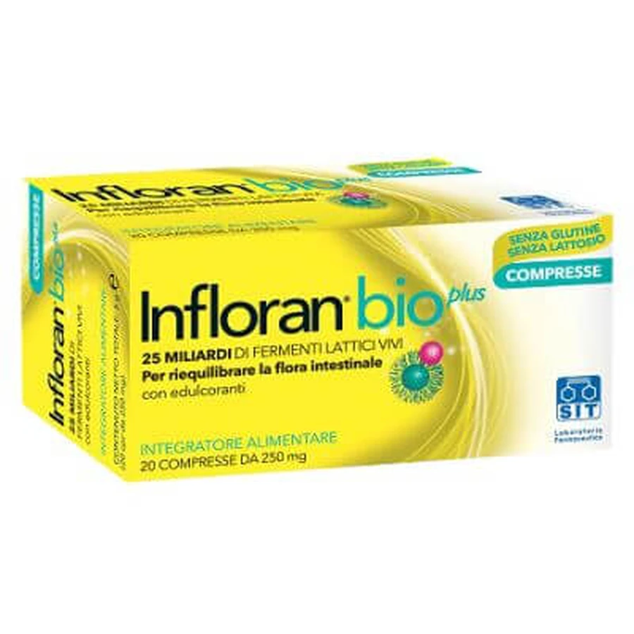 Infloran bio plus 20 tabletten