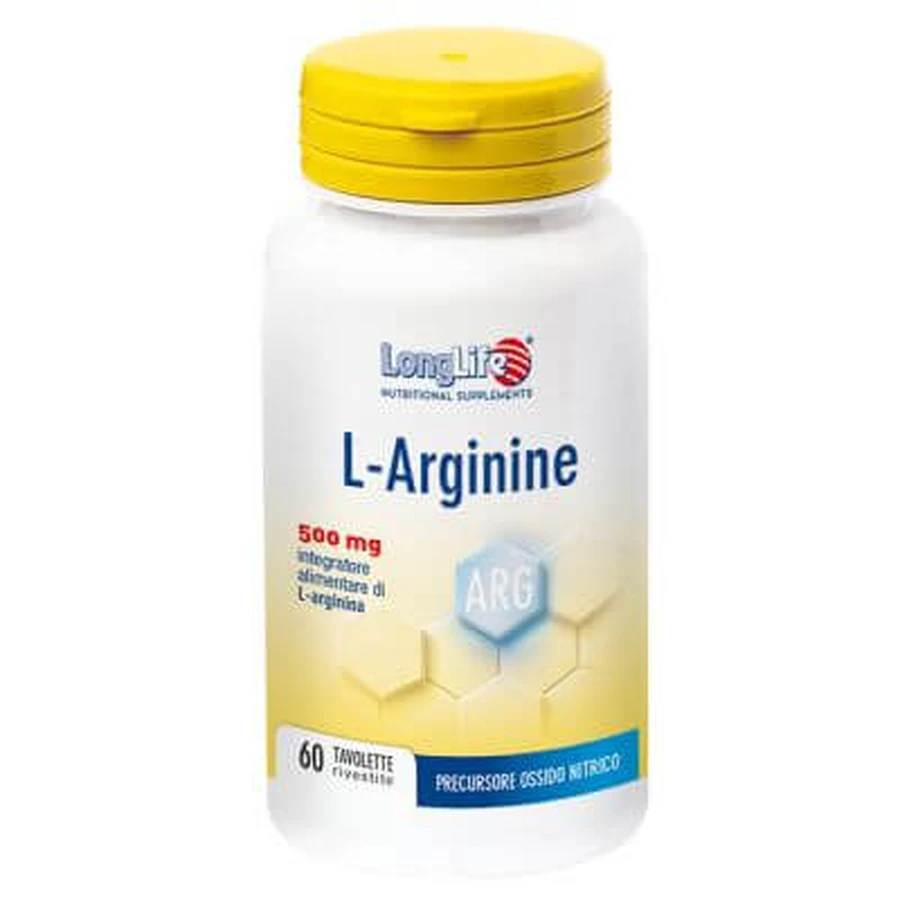 Longlife l-arginine 60 tablets