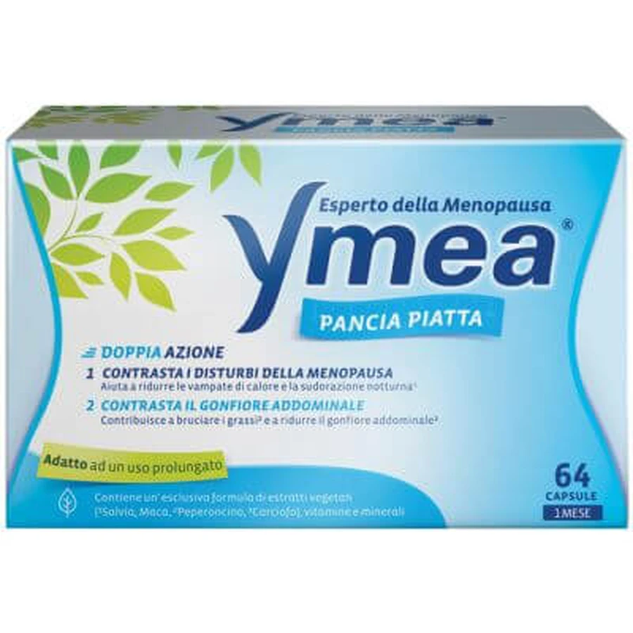 Ymea flat belly 64 capsules new formula