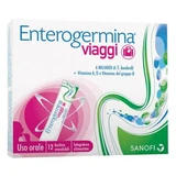 Enterogermina viaggi 12 orosolubleerbare sachets standaardverpakking