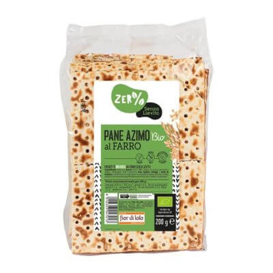 Pan de espelta sin levadura Zer% 200 g