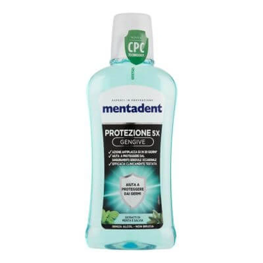 Mentadent mouthwash cpc gums 400 ml