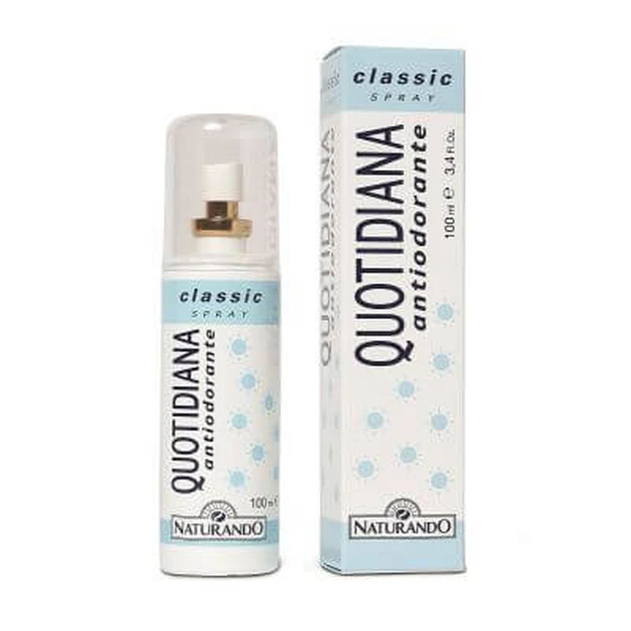 Quotidiana spray antidéodorant classique 100 ml