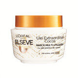 Multi-use mask for normal to dry hair Extraordinary Coconut Oil, 300 ml, Elseve