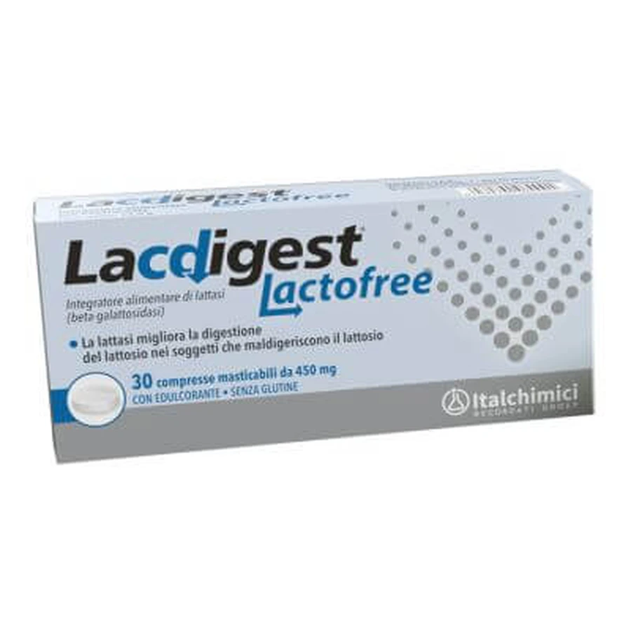 Lacdigest lactofree 30 comprimidos masticables