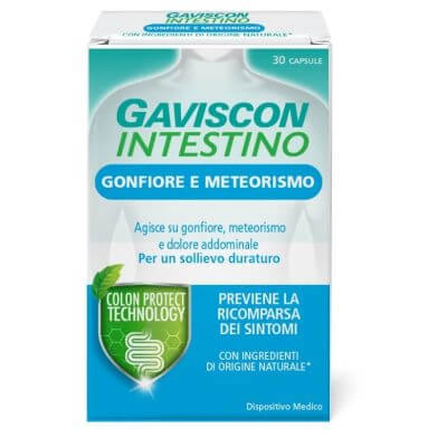 Gaviscon intestine bloating and meteorism 30 capsules