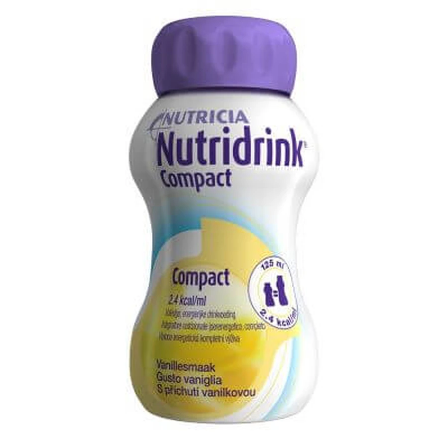 Nutridrink compact vanille 125 ml 4 stuks