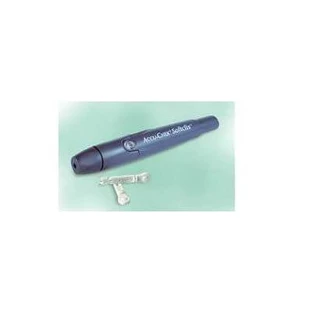 Accu-chek softclix lancing pen + 25 softclix lancets + user manual