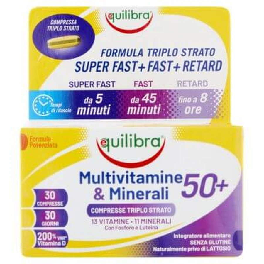 Multivitamine&Mineralien 50+ 30 Tabletten