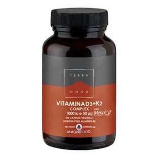 Terranova vitamine d3 + k2 50 gélules