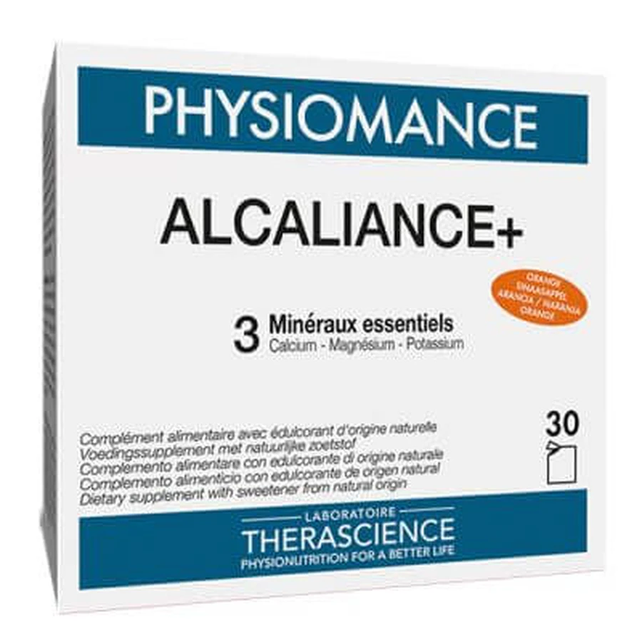 Physiomance alkaliance+ 30 sachets goût orange