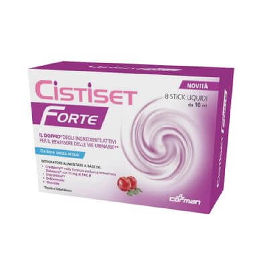 Cystiset forte 8 10 ml sticks