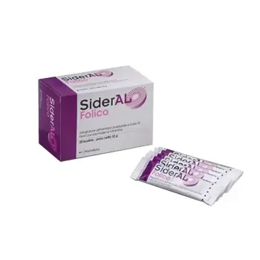 Sideral fólico 30 mg 20 sobres orosolubles