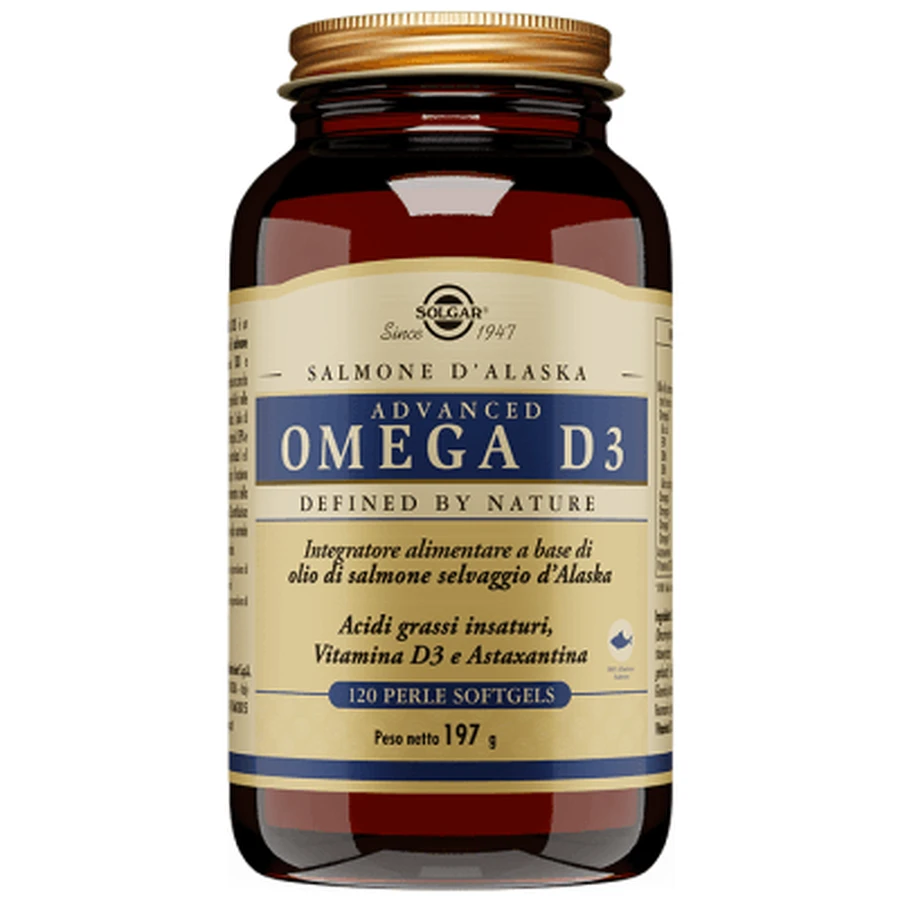 Advanced omega d3 120 softgel parels