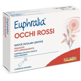 Verzachtende oogdruppels euphralia rode ogen 15 wegwerpflacons 0,5 ml