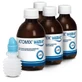 Atomix wave nasopharyngeal hygiene device atomix saline solution 4 250 ml bottles