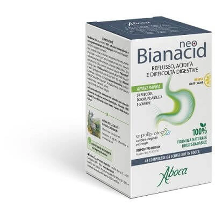 Neobianacid 45 tablets lemon