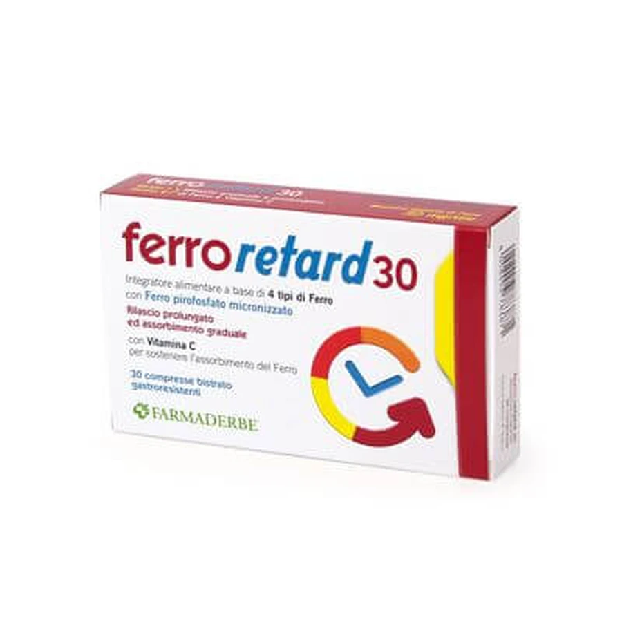 IJzer retard 30 tabletten