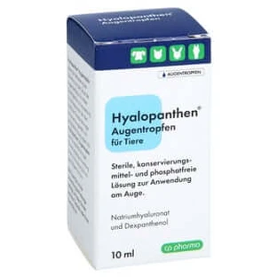 CP Hyalopanthen collyre pour animaux 10 ml