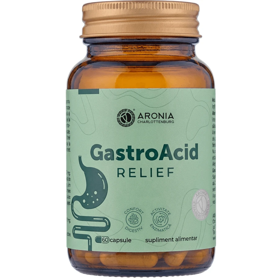 GastroAcid Relief - 60 cápsulas, Aronia