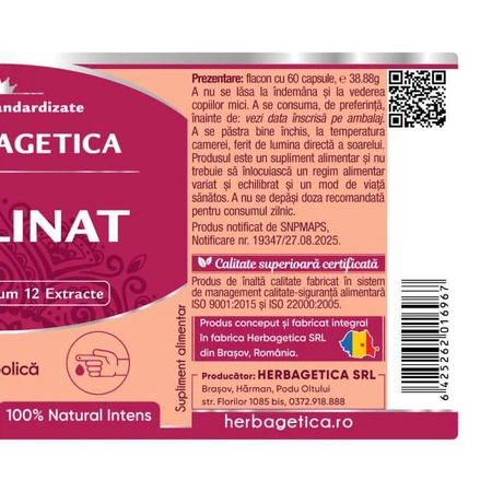 Insulinat x 60 capsules, Herbagetica