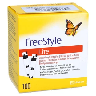 Freestyle Lite Test Strips Without Coding 100 pcs