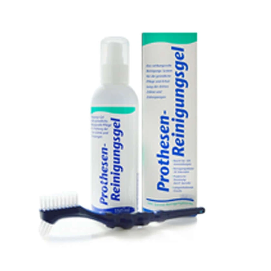 K+K denture cleaning gel+cleaning brush 150 ml